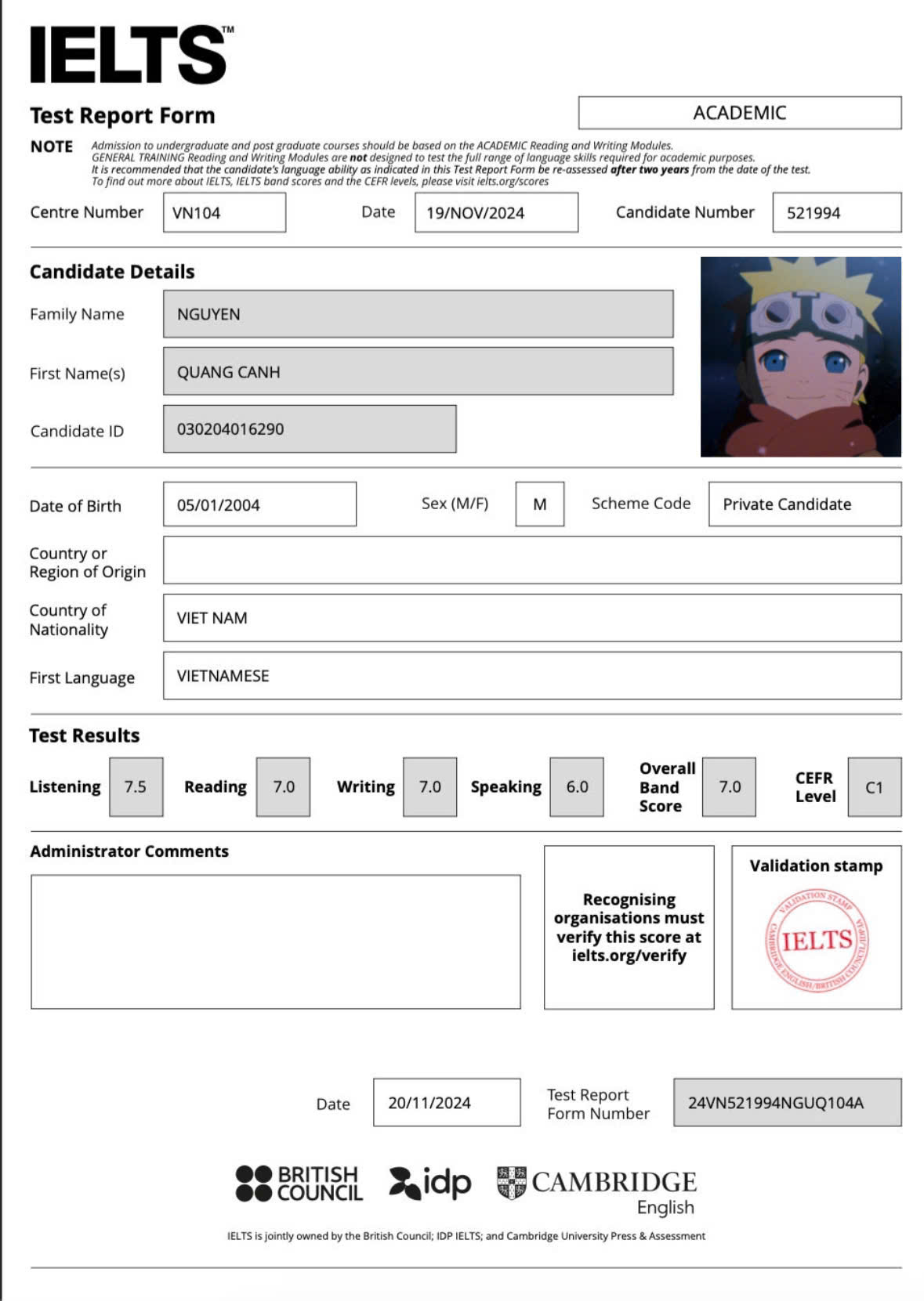 IELTS Academic